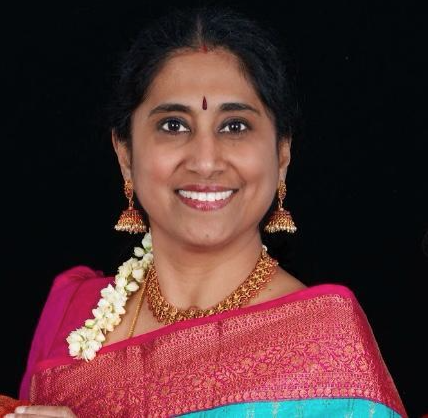 Acharya Natya Thilakam Smt. Aparna Ram, guru and founder of Sri Saraswathi Nrityalaya